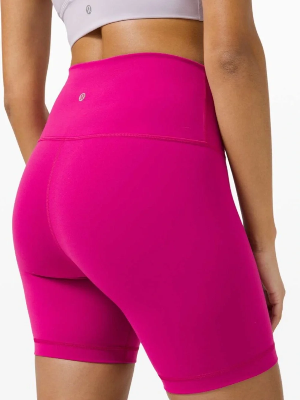 Lululemon Wunder Train High Rise Short 6” Ripened Raspberry Size 6 - Picture 2 of 6
